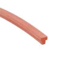 Uszczelka silikonowa czerwona, wciskana, typ T 60 Sha 6x3,1x3x3 mm do zgrzewarek, 0991157