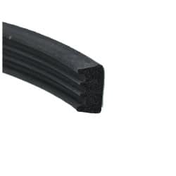 Uszczelka samoprzylepna 8x15mm czarna, 04-690-1