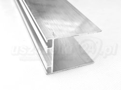 Aluminiowy profil dolny i górny bramy garażowej 40 mm, L-252 cm, 57-587