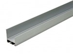 Aluminiowy profil dolny i górny bramy garażowej 20 mm,  L-252 cm, 57-585