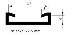 Gumowa opaska 4x30x35 mm, 032002