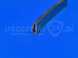 Gumowa osłona EPDM na krawędź 3 mm, czarna 68-881