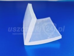 Kątownik silikonowy  30x40x5 mm transparent, 0230910