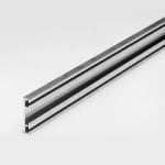 Aluminiowy profil pod uszczelki bram garażowych L-260 cm, 57-590-A