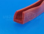 Osłona krawędzi 7 mm silikon termiczny, czerwona 023405-01