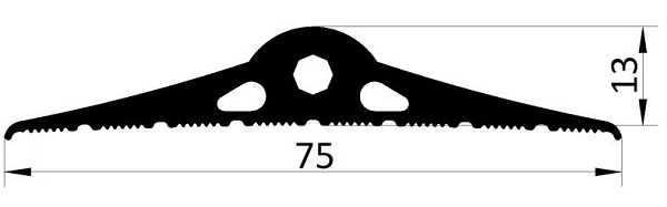 Profil podłogowy 75 mm, 032004