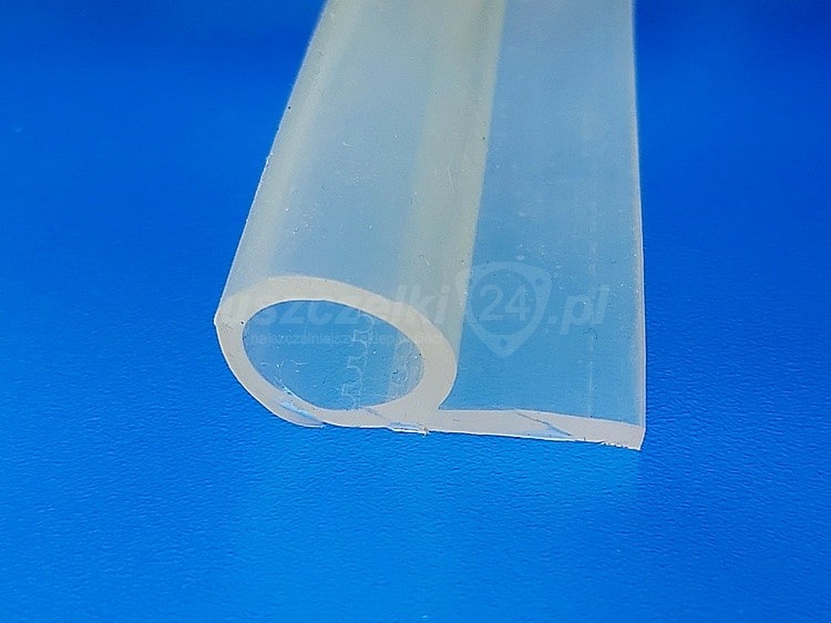 Profil silikonowy transparentny typ P , fi 20 mm, 023053