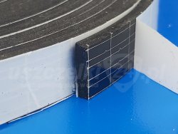 Taśma gumowa EPDM/SBR 3x15mm 65+/-5°ShoreA L-10m z klejem, 06251315