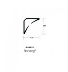 Uszczelka Batwing 10x10mm L-2,10 czarna z klejem, 88-100