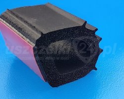 Uszczelka czarne EPDM komórkowe 22x26 mm z taśmą klejącą producent 3M, 07941-22