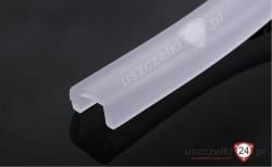 Uszczelka elastyczne PVC transparentna na krawędź 12 mm, 12-024