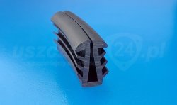 Uszczelka krawędziowa 5 mm PVC czarna, 18-171