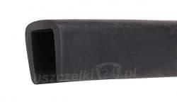 Uszczelka krawędziowa czarna elastyczne PVC, 026316