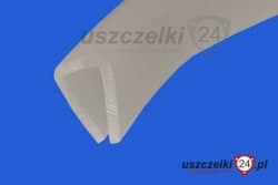 Gumowa osłona PVC na krawędź 9 mm, transparentna 12-004-01