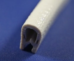 Uszczelka krawędziowa, zaciskowa PVC biała  08-451