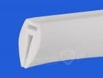 Uszczelka, osłona krawędzi 1-1,6 mm, wpinana biała, 12-322