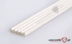 Uszczelka samoprzylepna biała 3x15 mm, 04-691-1
