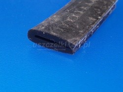 Uszczelka silikon czarny 1 mm, 023625