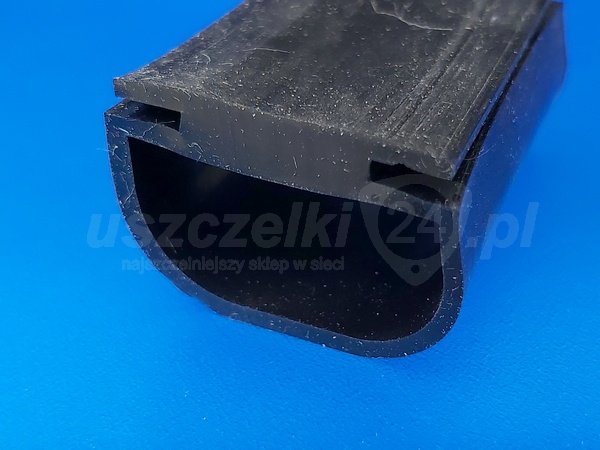 Uszczelka silikonowa czarna omega 23x34 mm, 099133