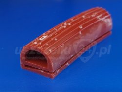 Uszczelka silikonowa czerwona typ e 15x20 mm termiczna 02391120