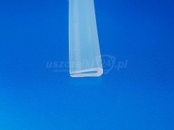 Uszczelka silikonowa transparentna na krawędź 1 mm, 023808