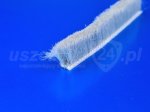Uszczelka szczotkowa 4,8x12 mm do szaf suwanych przeciwkurzowa bez kleju, 0148782