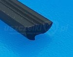 Uszczelka szyby 8 mm, czarna, 015124BL